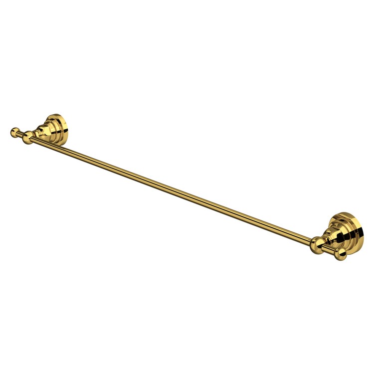 Towel Bar San Giovanni 24 Inch Single Unlacquered Brass Brass