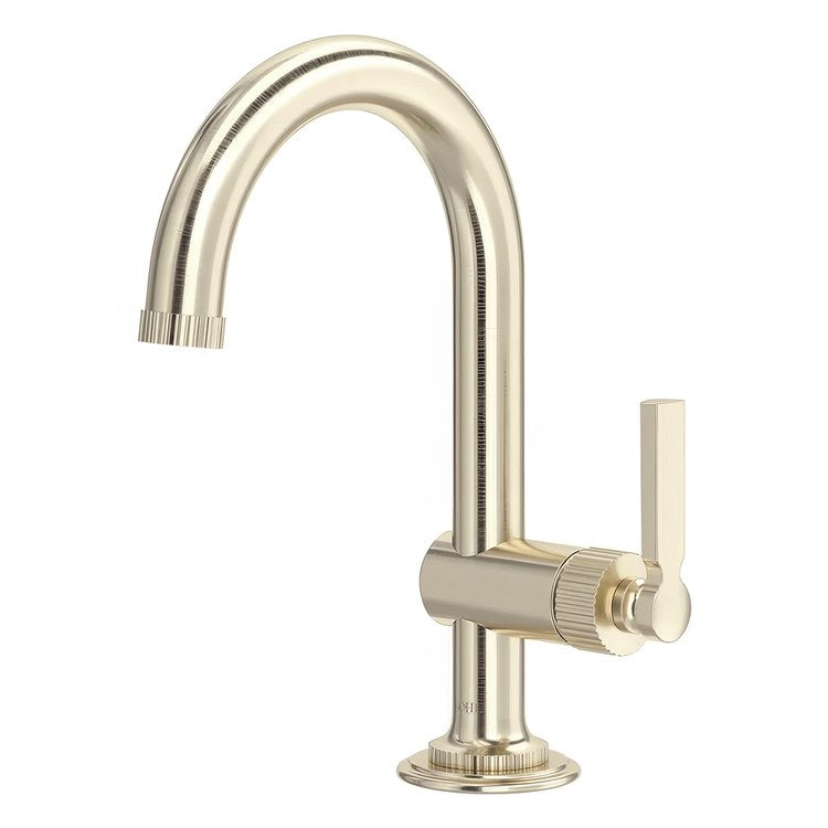 Lavatory Faucet Apadana 1 Lever ADA WaterSense/cUPC Satin Nickel 1.2 Gallons per Minute Deck Push 1 Hole
