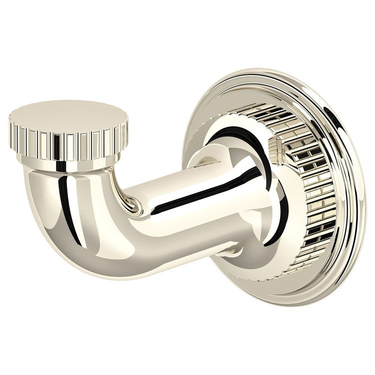 Robe Hook Apadana Single Polished Nickel 3-1/4 Inch Wall Mount Brass