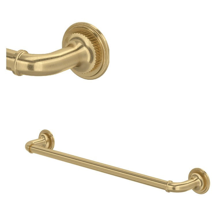 Towel Bar Apadana 18 Inch Single Antique Gold Brass - Image 1