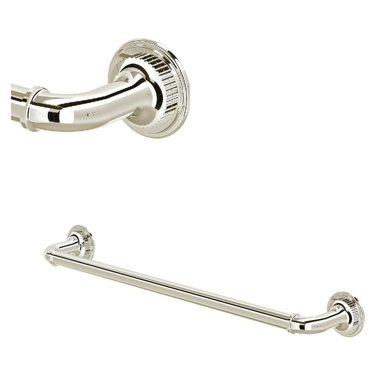 Towel Bar Apadana 18 Inch Single Polished Nickel Brass