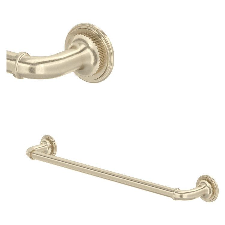 Towel Bar Apadana 18 Inch Single Satin Nickel Brass