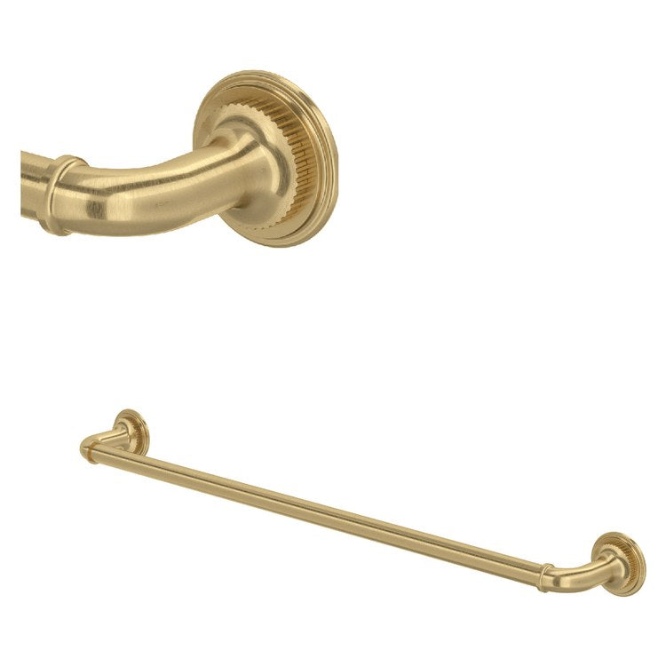 Towel Bar Apadana 24 Inch Single Antique Gold Brass - Image 1