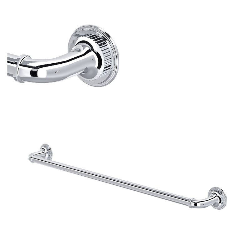 Towel Bar Apadana 24 Inch Single Polished Chrome Brass