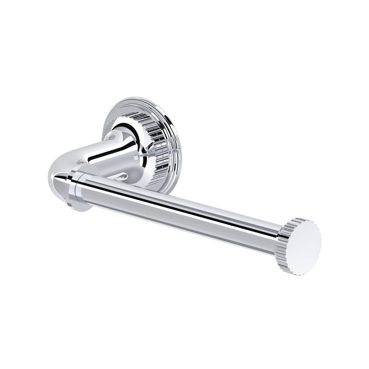 Toilet Paper Holder Apadana Polished Chrome Brass 6-5/8 Inch 3-1/4 Inch Wall Mount