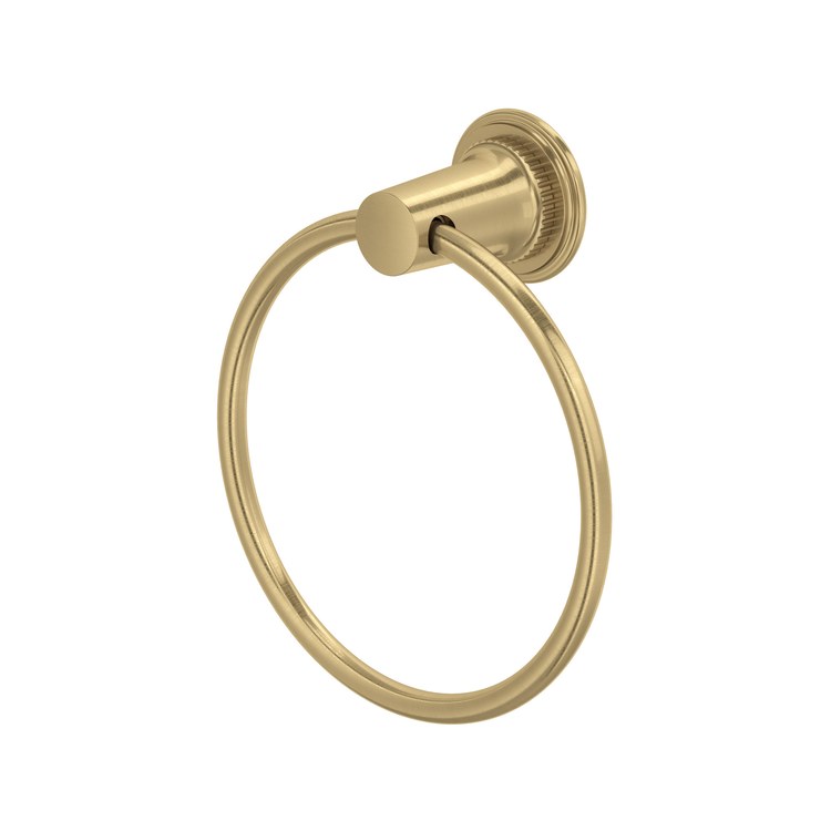 Towel Ring Apadana 6-5/8 Inch Antique Gold Brass 2-1/2 Inch
