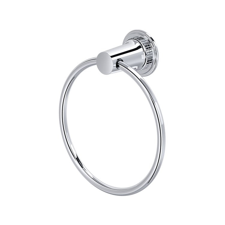 Towel Ring Apadana 6-5/8 Inch Polished Chrome Brass 2-1/2 Inch