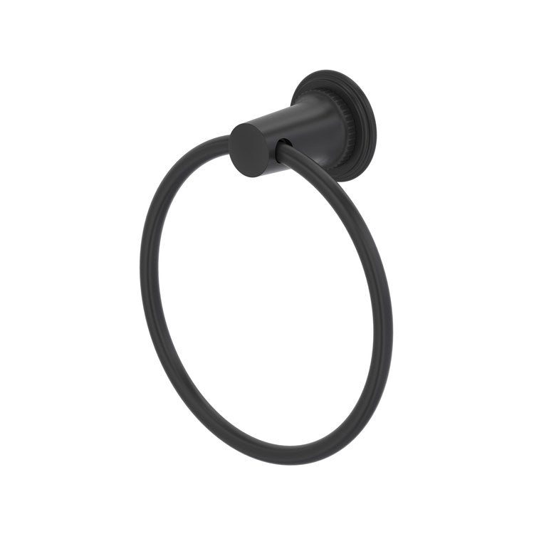 Towel Ring Apadana 6-5/8 Inch Matte Black Brass 2-1/2 Inch