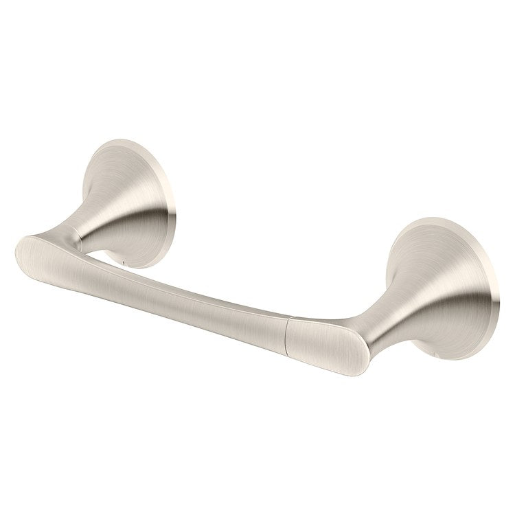 Toilet Paper Holder Rhen Pivot Swing Brushed Nickel Metal 7 Inch 3-3/8 Inch Wall