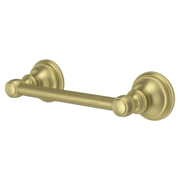 Toilet Paper Holder Tisbury Swivel Brushed Gold Metal 7 Inch 3-3/32 Inch Wall Concealed - Image 1