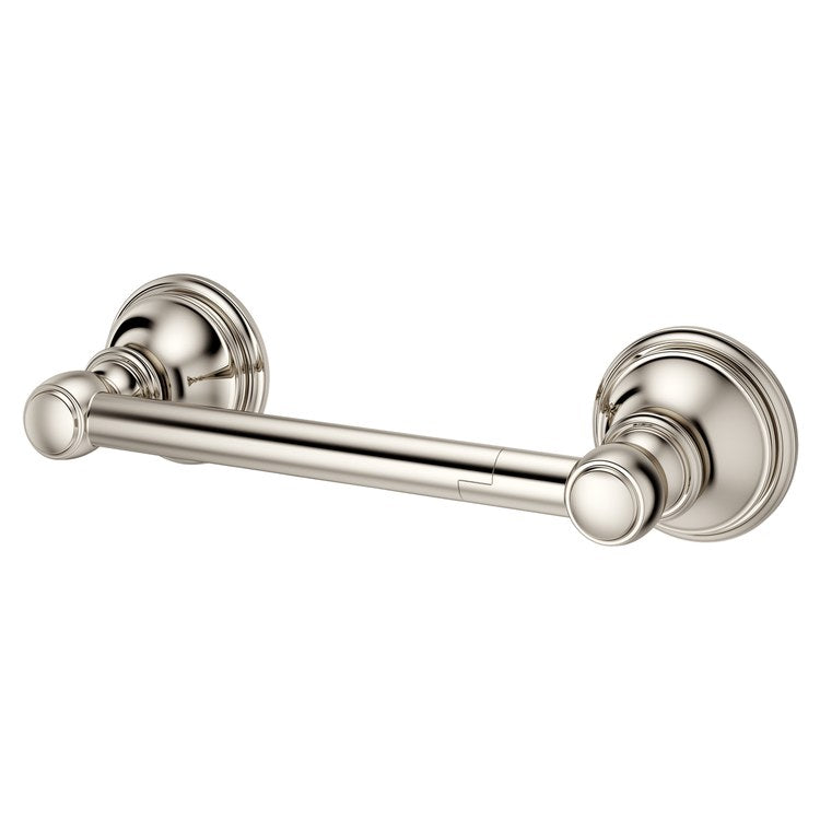 Toilet Paper Holder Tisbury Swivel Polished Nickel Metal 7 Inch 3-3/32 Inch Wall Concealed - Image 1
