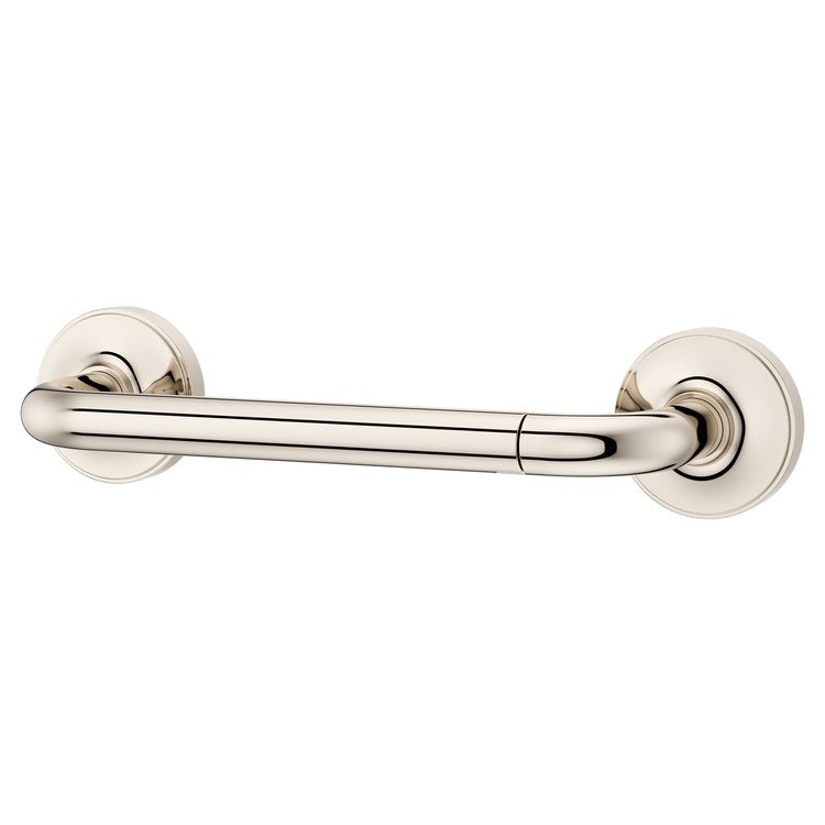 Toilet Paper Holder Tenet Pivot Swing Polished Nickel Metal 7 Inch 2-13/16 Inch Wall Concealed - Image 1