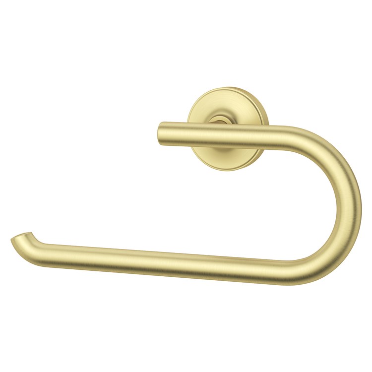 Towel Ring Tenet Open Brushed Gold Metal 2-7/32 Inch - Image 1