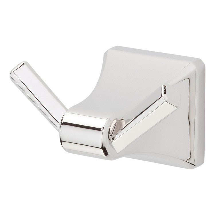 Robe Hook Park Avenue Double Polished Nickel 2-3/4 Inch Wall Concealed Metal - Image 1