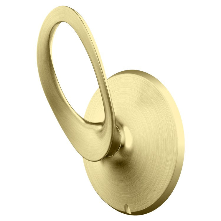 Robe Hook Rhen Single Brushed Gold 2-1/4 Inch Wall Metal - Image 1