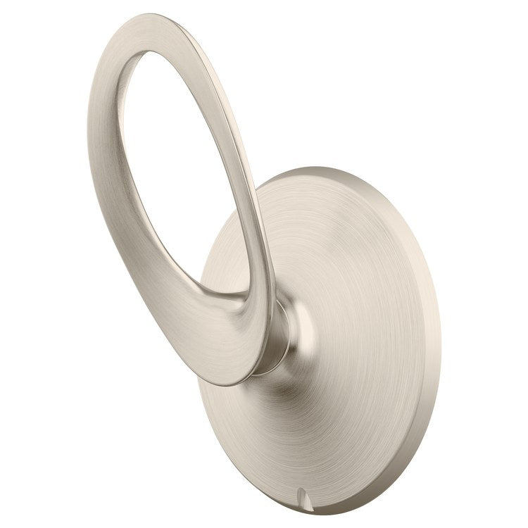 Robe Hook Rhen Single Brushed Nickel 2-1/4 Inch Wall Metal - Image 1