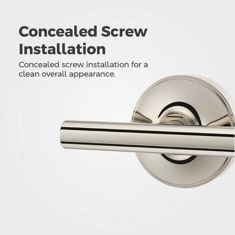 Robe Hook Tenet Double Polished Nickel 1-11/16 Inch Wall Concealed Metal - Image 2
