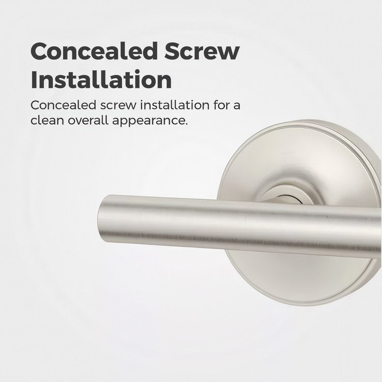 Robe Hook Tenet Double Brushed Nickel 1-11/16 Inch Wall Concealed Metal - Image 3