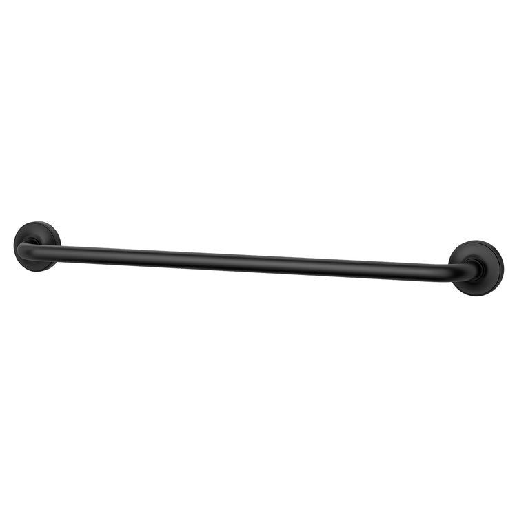 Towel Bar Tenet 18 Inch Single Matte Black Metal - Image 1