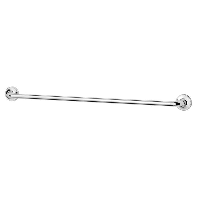Towel Bar Tenet 24 Inch Single Polished Chrome Metal - Image 1