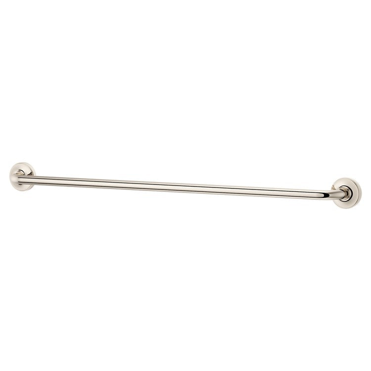 Towel Bar Tenet 24 Inch Single Polished Nickel Metal - Image 1