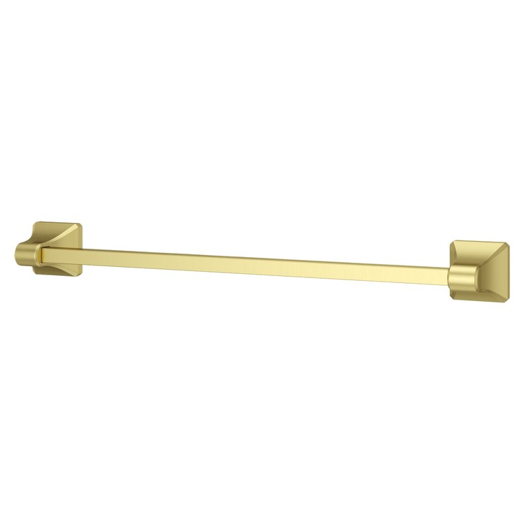 Towel Bar Park Avenue 18 Inch Single Brushed Gold Metal - Image 1