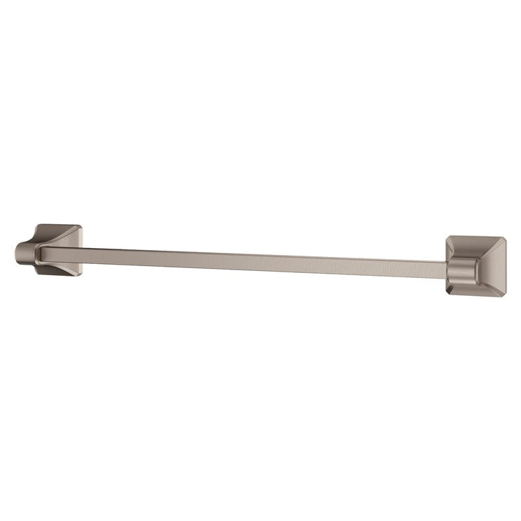 Towel Bar Park Avenue 18 Inch Single Brushed Nickel Metal - Image 1