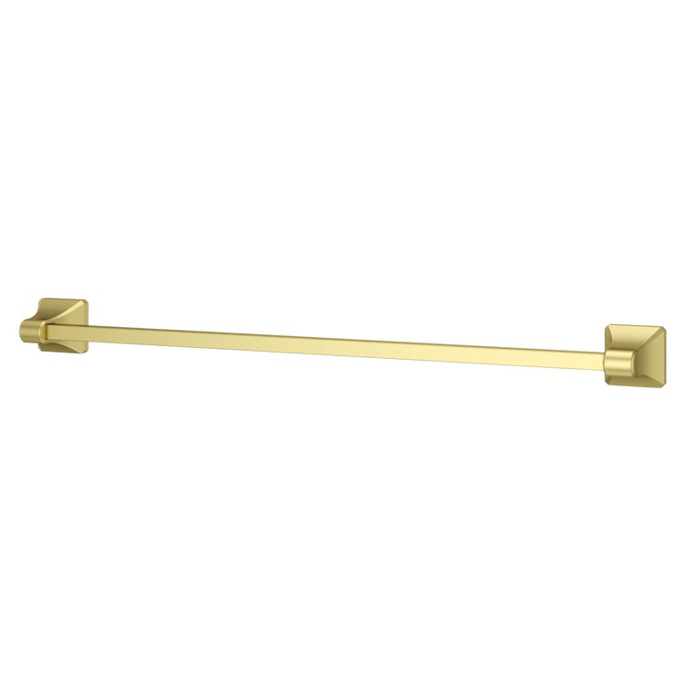 Towel Bar Park Avenue 24 Inch Single Brushed Gold Metal - Image 1
