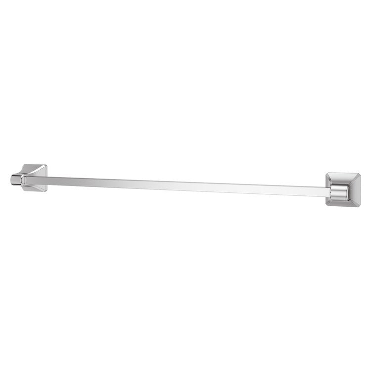 Towel Bar Park Avenue 24 Inch Single Polished Chrome Metal - Image 1