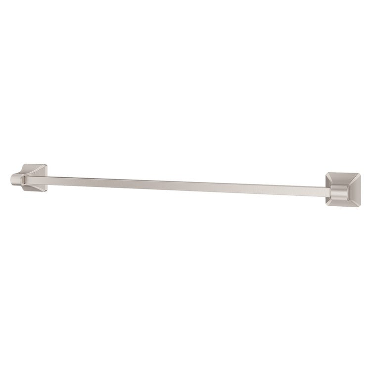 Towel Bar Park Avenue 24 Inch Single Brushed Nickel Metal - Image 1