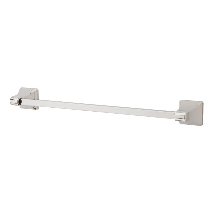 Towel Bar Park Avenue 24 Inch Single Polished Nickel Metal - Image 1