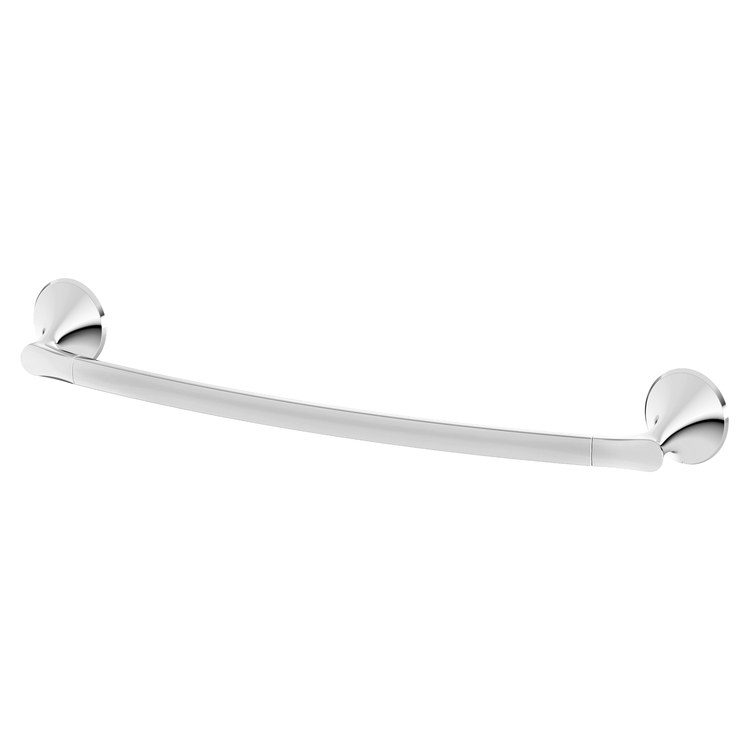 Towel Bar Rhen 18 Inch Single Polished Chrome Metal - Image 1