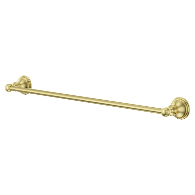 Towel Bar Tisbury 24 Inch Single Brushed Gold Metal - Image 1