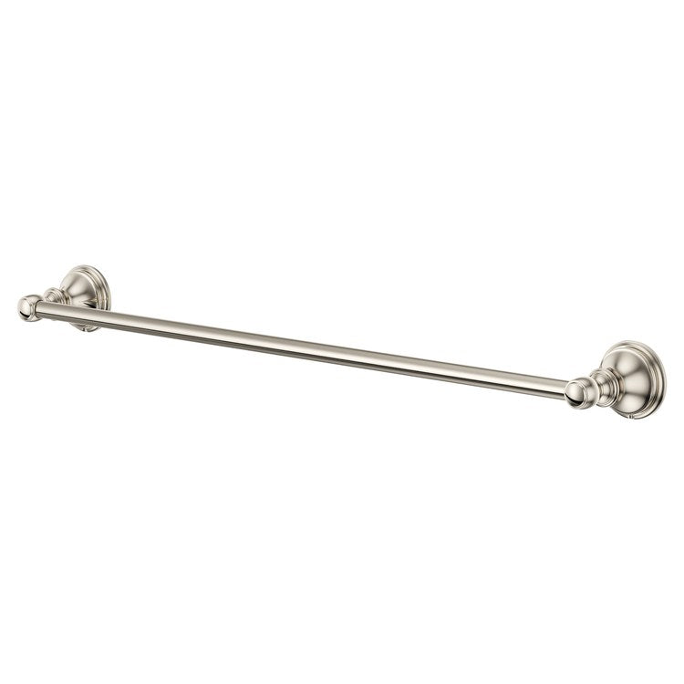 Towel Bar Tisbury 24 Inch Single Polished Nickel Metal - Image 1