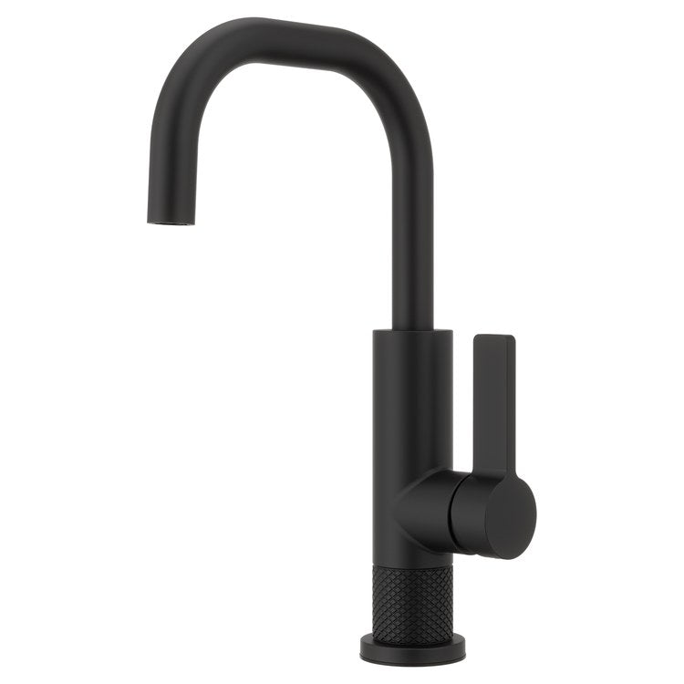 Bar Faucet Montay Prep 1 Lever ADA CALGreen Matte Black High Arc Swivel 360 DEG 1.8 Gallons per Minute - Image 1
