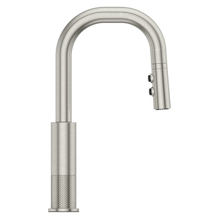 Bar Faucet Montay Prep 1 Lever ADA CALGreen Stainless Steel MagnePfit 3 Function Pull Down High Arc Swivel 360 DEG 1.8 Gallons per Minute - Image 2
