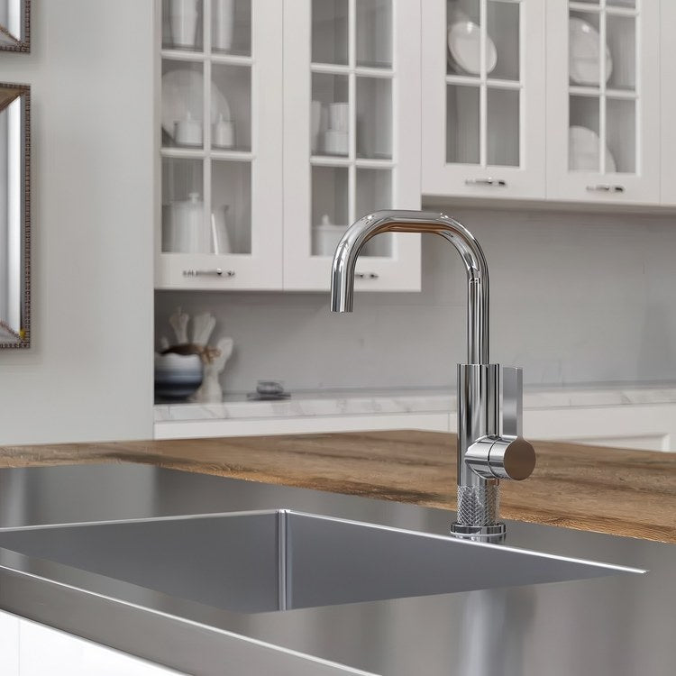 Bar Faucet Montay Prep 1 Lever ADA CALGreen Polished Chrome High Arc Swivel 360 DEG 1.8 Gallons per Minute - Image 2
