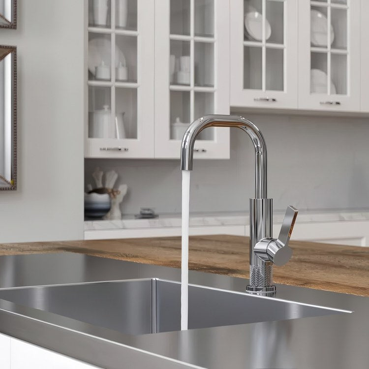 Bar Faucet Montay Prep 1 Lever ADA CALGreen Polished Chrome High Arc Swivel 360 DEG 1.8 Gallons per Minute - Image 3