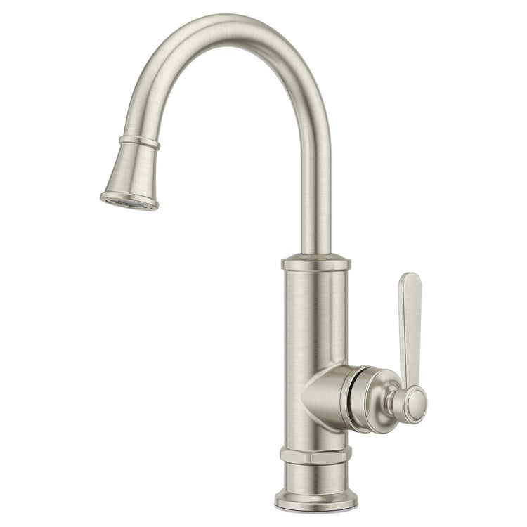 Bar Faucet Port Haven Prep 1 Lever ADA CALGreen Stainless Steel High Arc Swivel 360 DEG 1.8 Gallons per Minute - Image 1