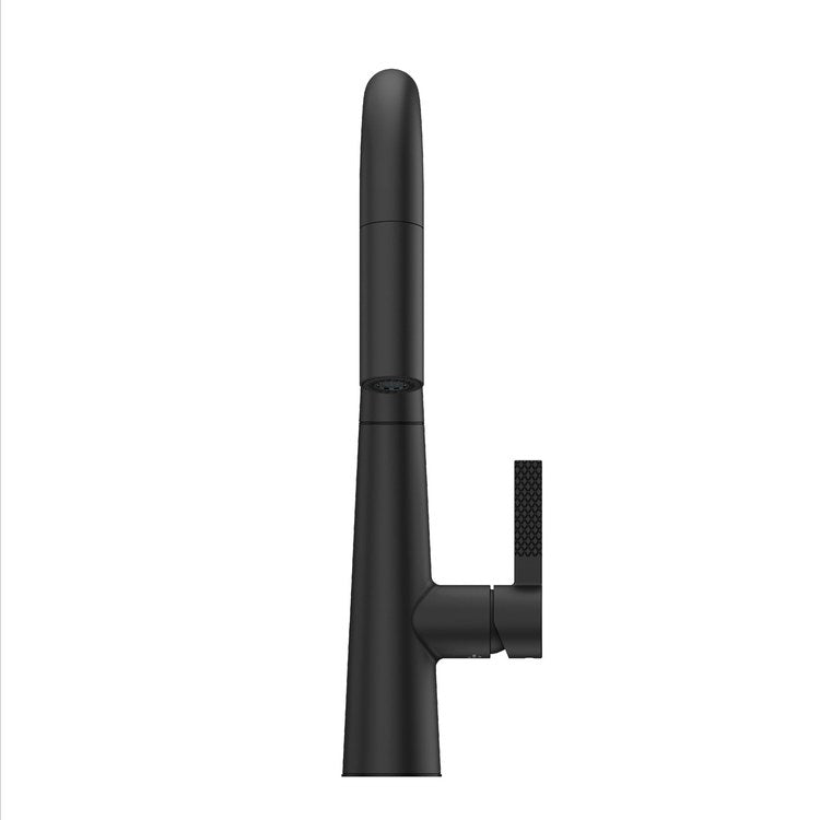 Kitchen Faucet Asari 1 Lever ADA CALGreen Matte Black 3 Function Pull Down High Arc Swivel 360 DEG 1/3 Hole Deck MagnePfit 1.8 Gallons per Minute - Image 3