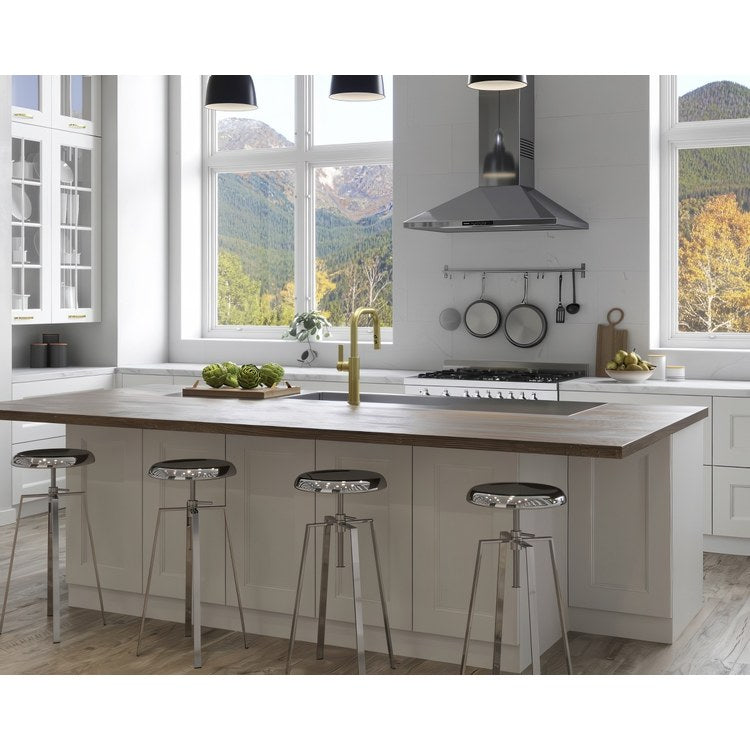Kitchen Faucet Montay 1 Lever ADA CALGreen Brushed Gold 3 Function Pull Down High Arc Swivel 360 DEG 1 Hole Deck MagnePfit 1.8 Gallons per Minute - Image 2