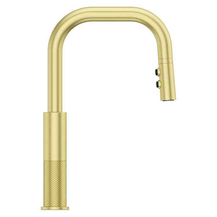 Kitchen Faucet Montay 1 Lever ADA CALGreen Brushed Gold 3 Function Pull Down High Arc Swivel 360 DEG 1 Hole Deck MagnePfit 1.8 Gallons per Minute - Image 3