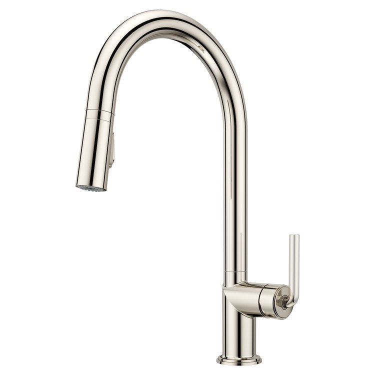 Kitchen Faucet Tenet Less Handle ADA Spot Defense Stainless Steel 2 Function Pull Down High Arc Swivel 360 DEG 1/2/3/4 Hole Deck MagnePfit 1.8 Gallons per Minute - Image 1