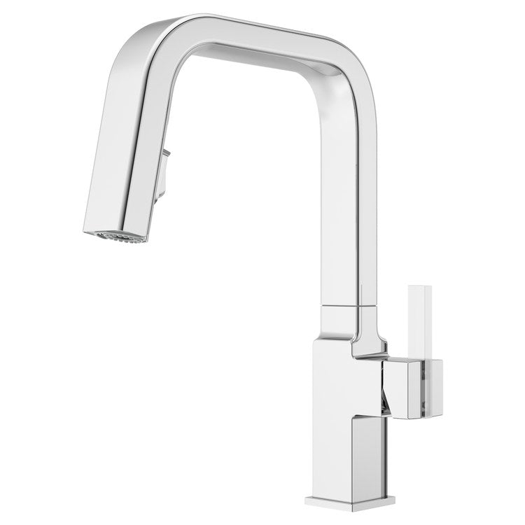 Kitchen Faucet Verve Less Handle ADA CALGreen Polished Chrome 2 Function Pull Down Concealed Swivel 360 DEG 1 Hole Deck MagnePfit 1.8 Gallons per Minute - Image 1