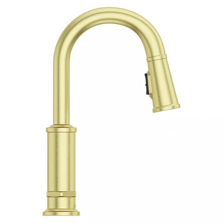 Bar Faucet Port Haven Prep 1 Lever ADA CALGreen Brushed Gold MagnePfit 2 Function Pull Down High Arc Swivel 360 DEG 1.8 Gallons per Minute - Image 3