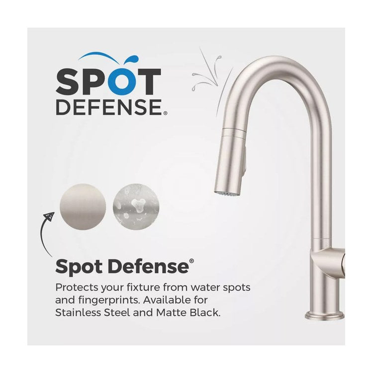 Bar Faucet Tenet Prep Less Handle ADA CALGreen Spot Defense Stainless Steel MagnePfit 2 Function Pull Down High Arc Swivel 360 DEG 1.8 Gallons per Minute - Image 3