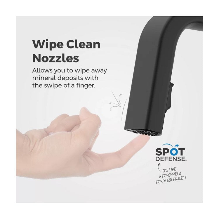 Bar Faucet Verve Prep 1 Lever ADA CALGreen Spot Defense Matte Black MagnePfit 2 Function Pull Down Medium Arc Swivel 360 DEG 1.8 Gallons per Minute - Image 2