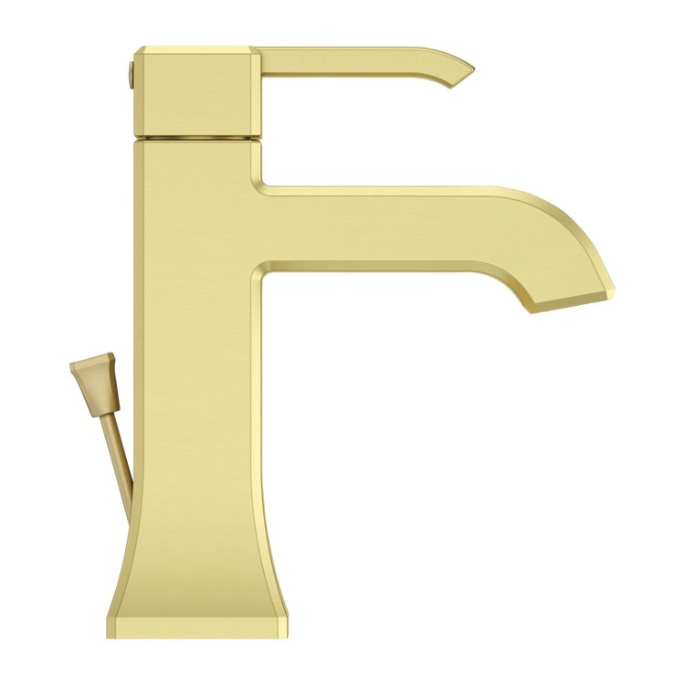Lavatory Faucet Park Avenue 1 Lever ADA WaterSense/CALGreen Brushed Gold 1.2 Gallons per Minute Deck Pop-Up 1/3 Hole - Image 3