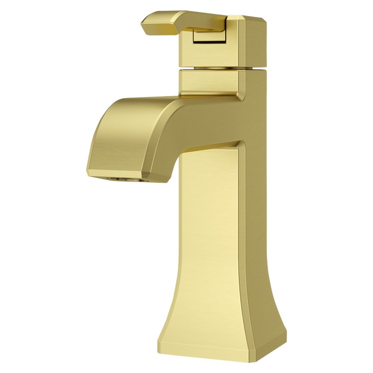 Lavatory Faucet Park Avenue 1 Lever ADA WaterSense/CALGreen Brushed Gold 1.2 Gallons per Minute Deck Pop-Up 1/3 Hole - Image 1