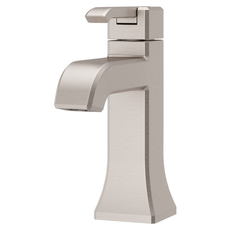 Lavatory Faucet Park Avenue 1 Lever ADA WaterSense/CALGreen Brushed Nickel 1.2 Gallons per Minute Deck Pop-Up 1/3 Hole - Image 1